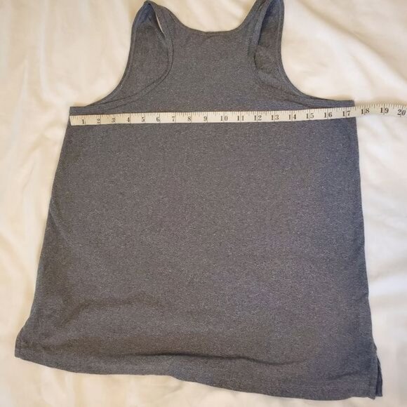Runway Quick Dry Moisture Wicking Tank, Gray, Size L 12/14 - Picture 9 of 10
